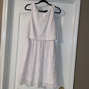 White dress with pockets